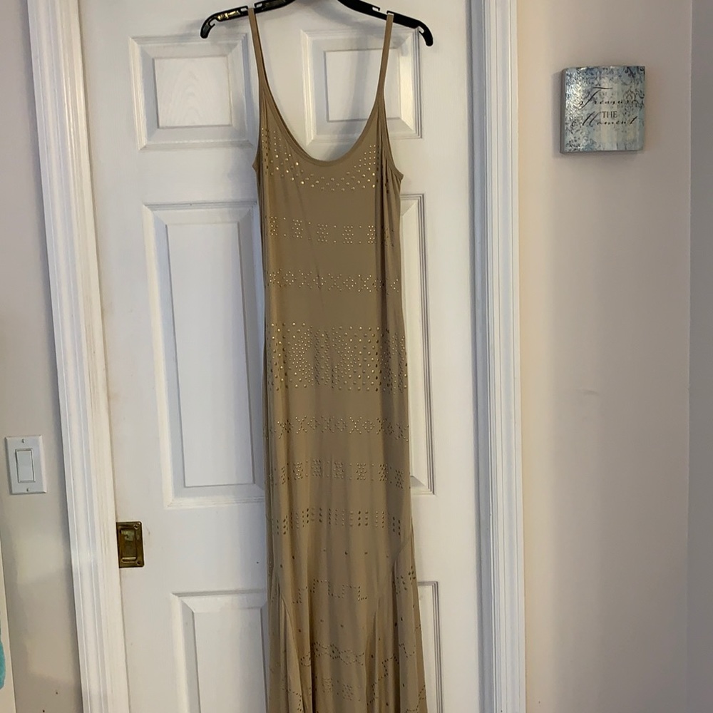 A long maxi dress.